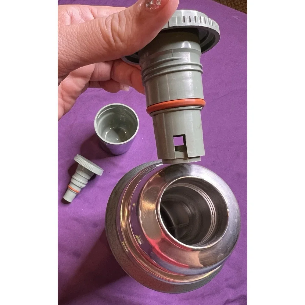 Aladdin Stanley Thermos‎ A-944C Vacuum Bottle Hot & Cold Unbreakable Vintage - Picture 8 of 9